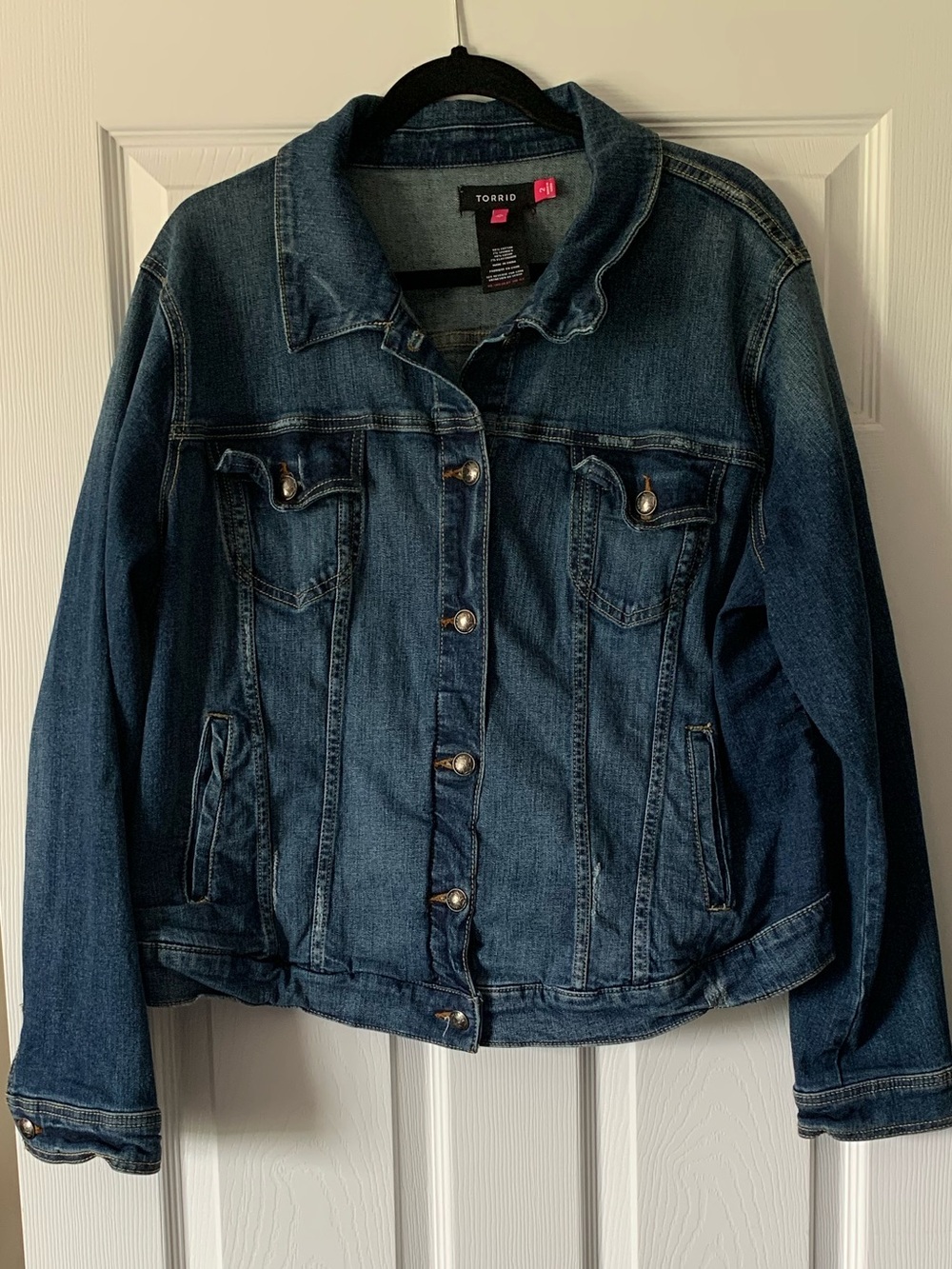 torrid Medium Blue Denim Jean Jacket
